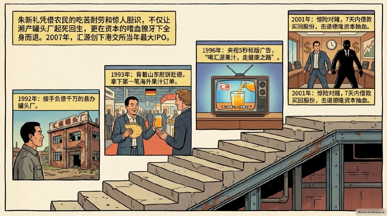 本集漫画幻灯片:汇源从罐头厂改做果汁相关内容