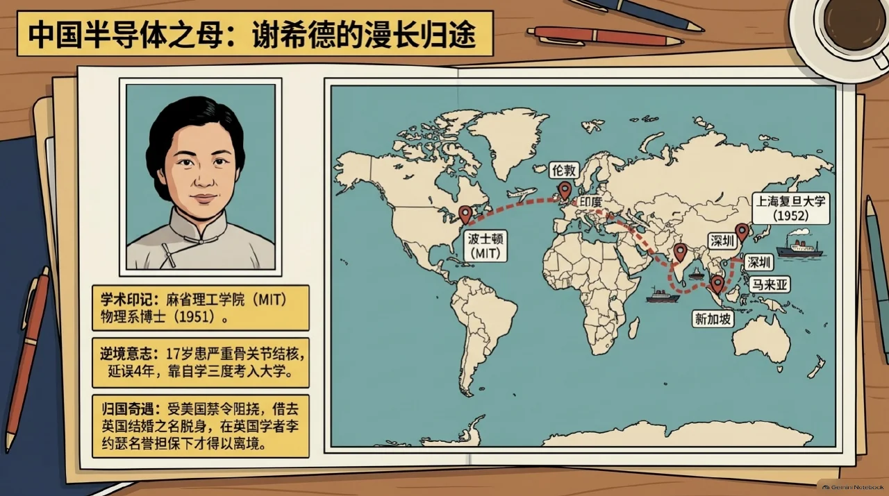 本集漫画幻灯片:谢希德走过的是被战争打断的求学路相关内容