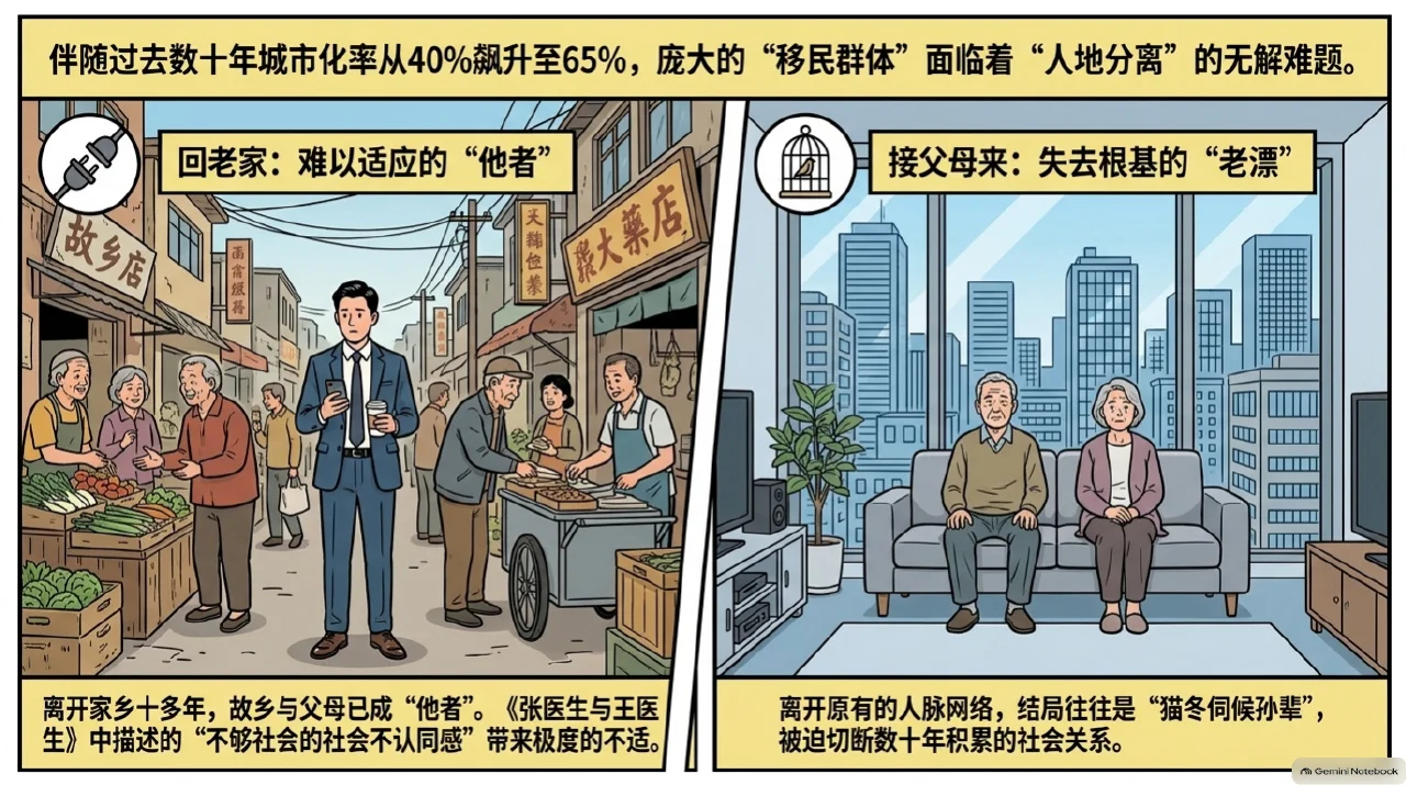 本集漫画幻灯片:两种选择,都牵涉一整套生活相关内容