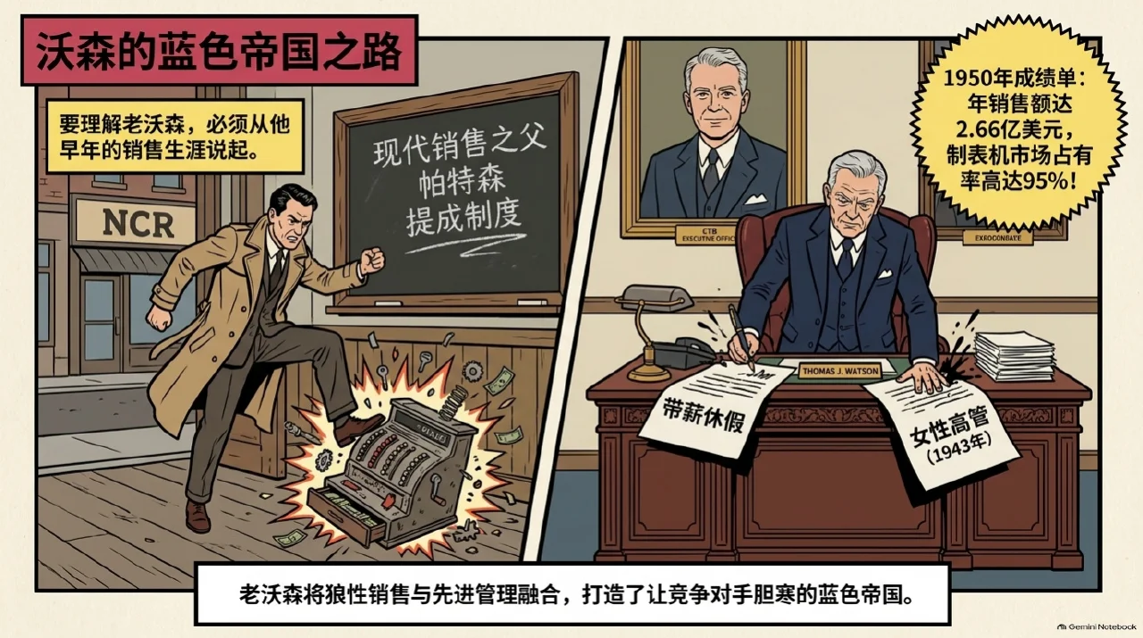 本集漫画幻灯片:IBM先学会销售,才学会卖电脑相关内容