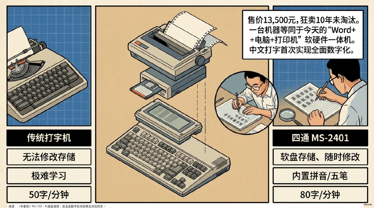 本集漫画幻灯片:产品的奇迹:王缉志与MS系列电子打字机的诞生相关内容