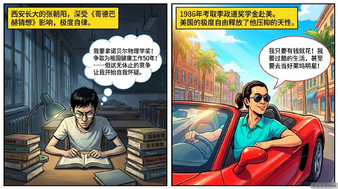 本集漫画幻灯片:初出茅庐:清华学霸的留美与回国选择相关内容