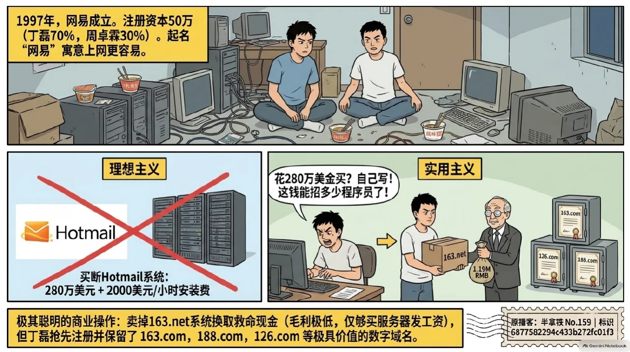 本集漫画幻灯片:摔掉铁饭碗下广州:从电信局员工到创立网易相关内容