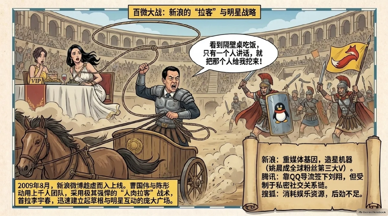 本集漫画幻灯片:浪裂变:新浪微博崛起与全民广场时代相关内容