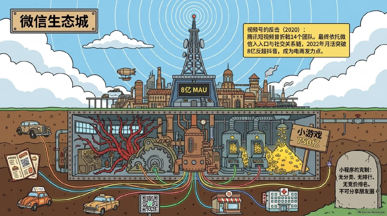 本集漫画幻灯片:用二维码连接物理世界:小程序生态的全面爆发相关内容