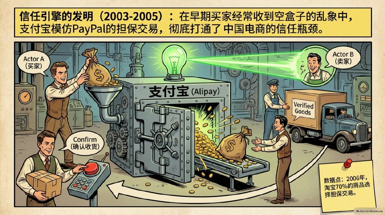 本集漫画幻灯片:高层震荡与支付宝剥离相关内容