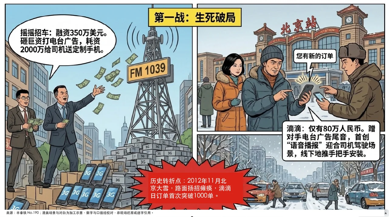 本集漫画幻灯片:从阿里销售到卖房创业:在电台广告里“蹭”出第一批司机相关内容