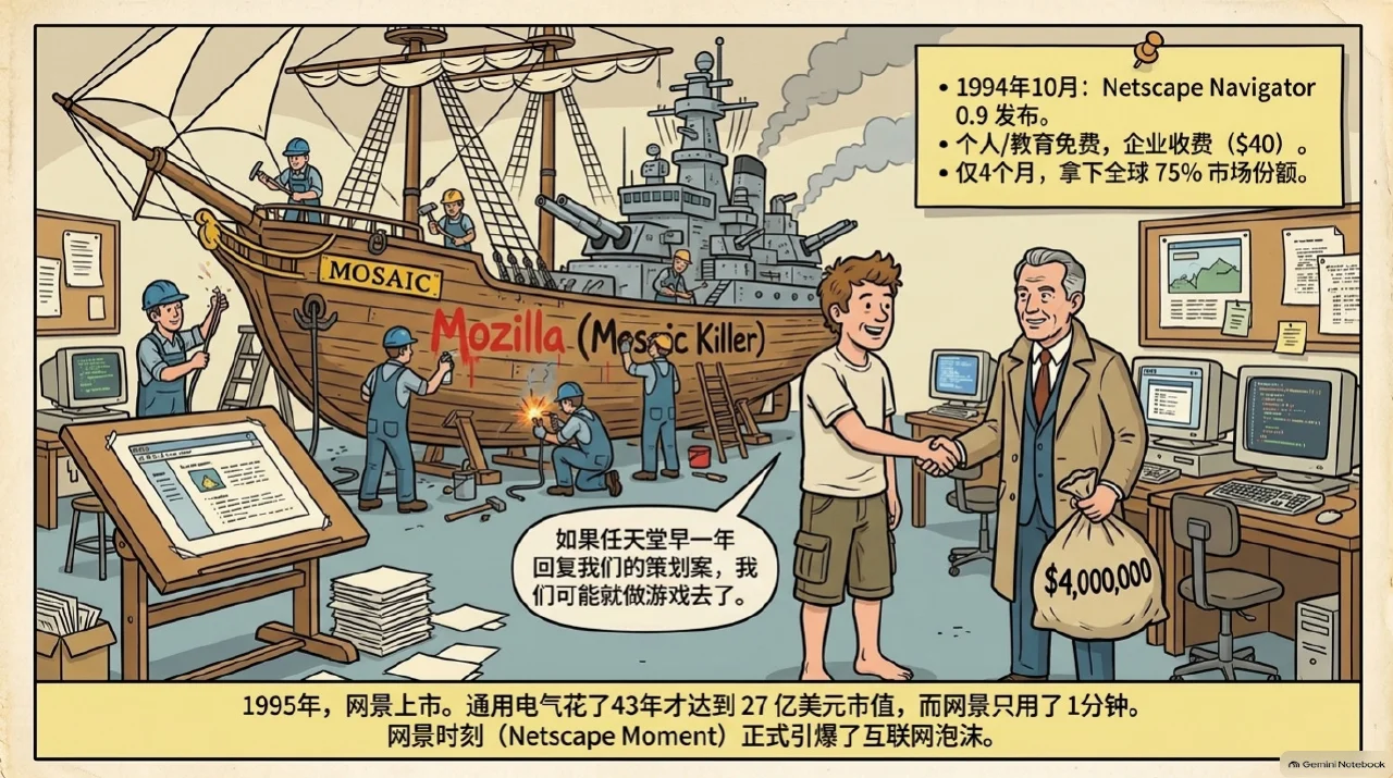 本集漫画幻灯片:推开图文之窗:蒂姆·伯纳斯-李的万维网与Mosaic的诞生相关内容