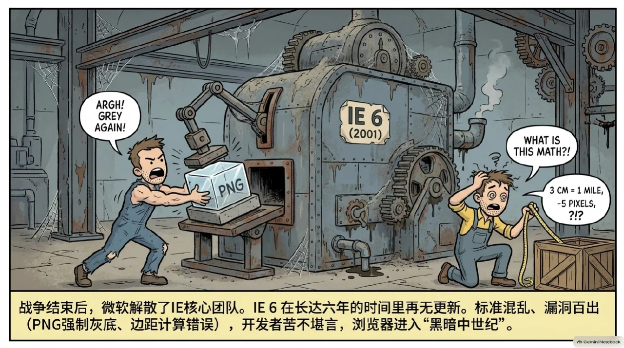 本集漫画幻灯片:Google的降维打击:V8极速引擎与Chrome的沙盒革命相关内容
