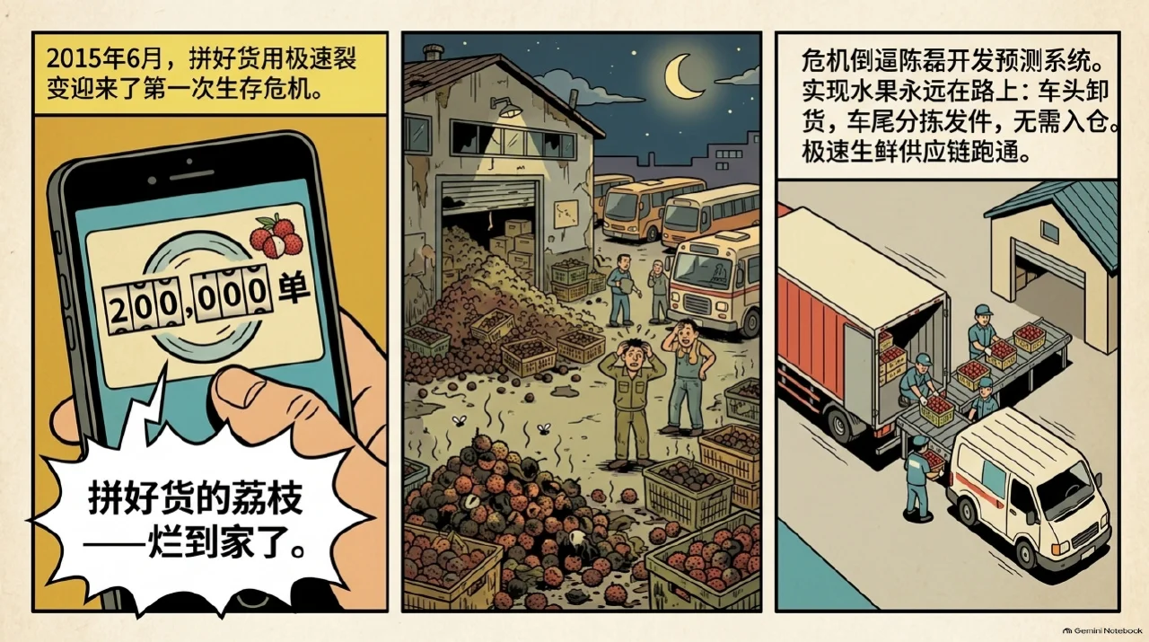 本集漫画幻灯片:拼好货的试验与荔枝烂仓危机相关内容