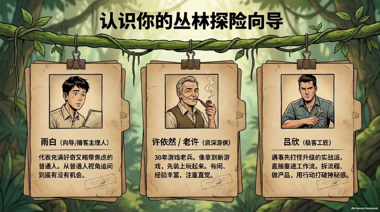 本集漫画幻灯片：手搓专属播客App：为什么非专业者的野路子反而跑得通？相关内容
