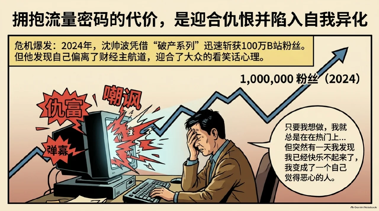 本集漫画幻灯片：叫停破产系列：在流量狂欢中拒绝自我异化相关内容