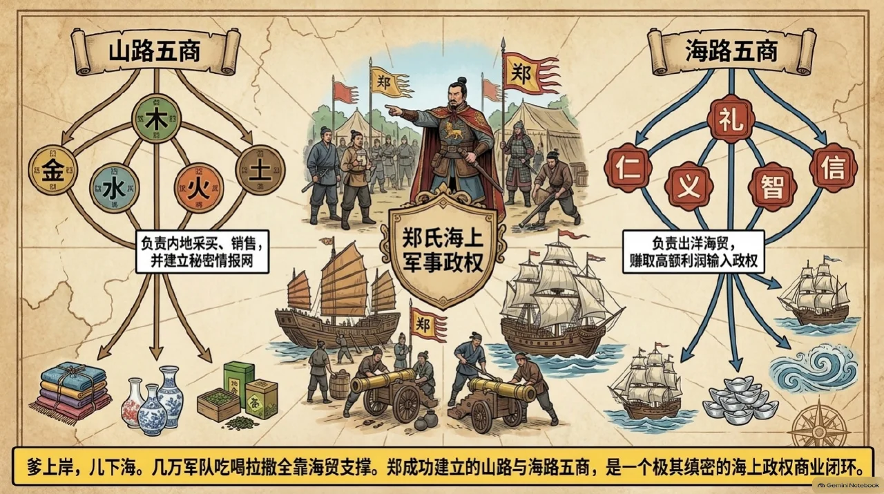 本集漫画幻灯片：郑氏海商武装集团：从亦商亦盗到收复台湾相关内容