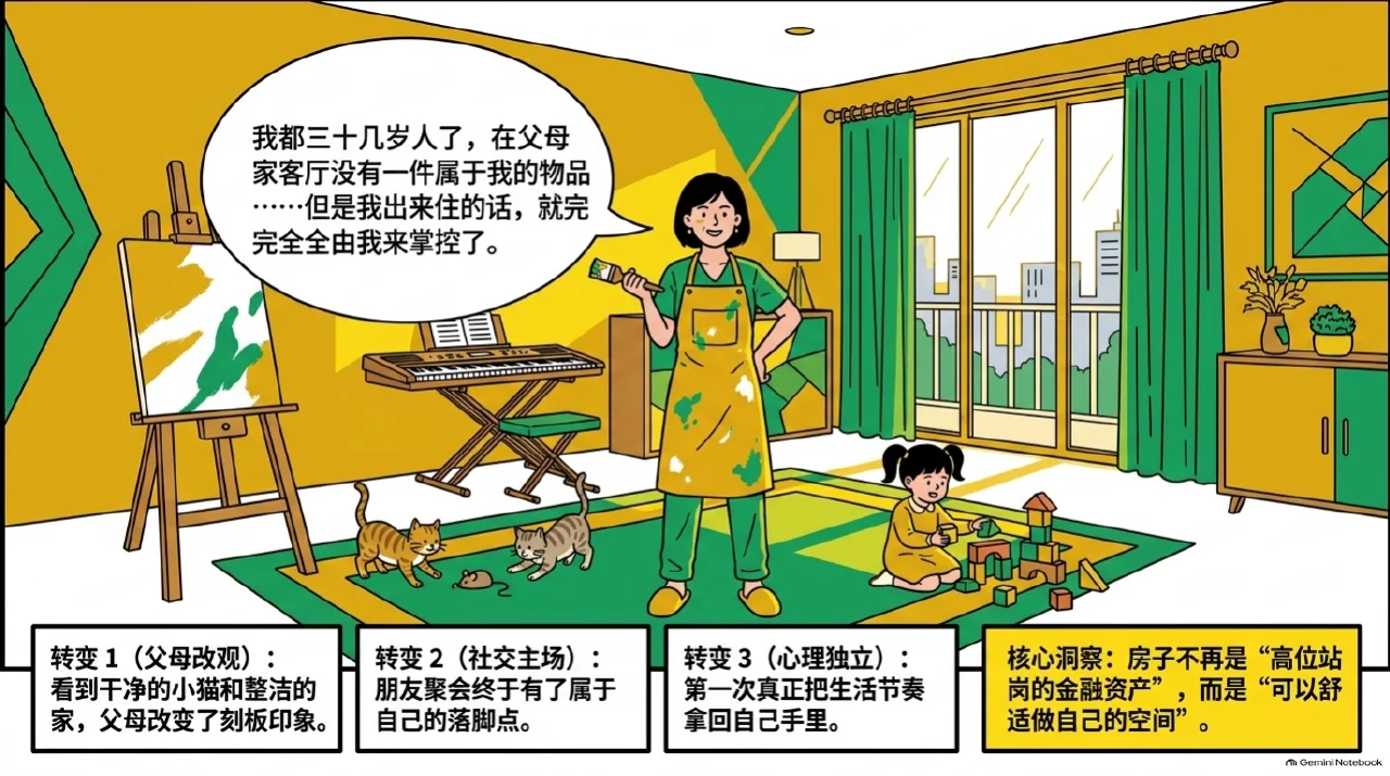 本集漫画幻灯片：亦萌的极度理性：北漂姑娘用投资思维买下心仪小窝相关内容