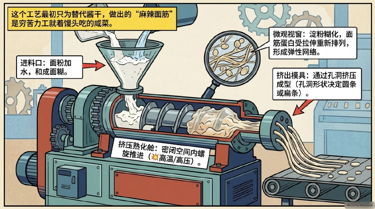 本集漫画幻灯片：洪水逼出的替代品：平江手艺人怎么发明了辣条相关内容
