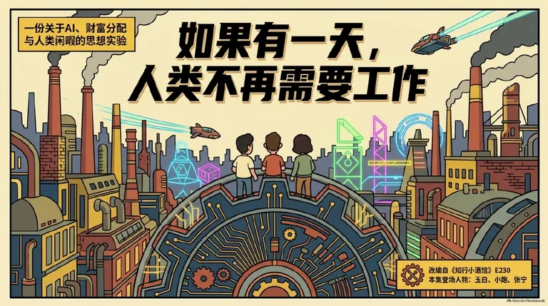 E230 一个畅想:如果有一天,人类不再需要工作😴