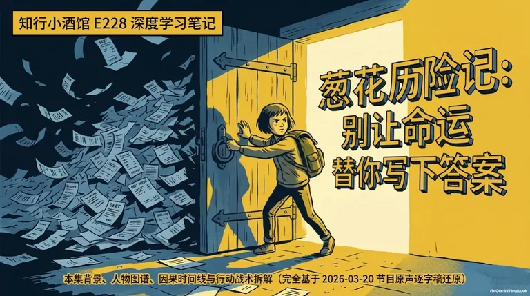 E228 对话葱花:别让命运替你写下答案|小酒馆故事会🍻