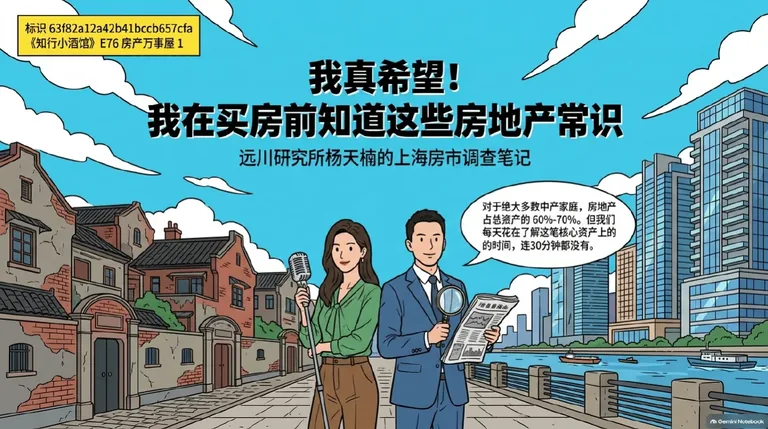 E76 对话杨天楠:我真希望!我在买房前知道这些房地产常识|房产万事屋 1