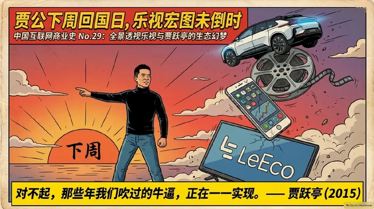 互联网系列大结局：贾公下周回国日，乐视宏图未倒时
