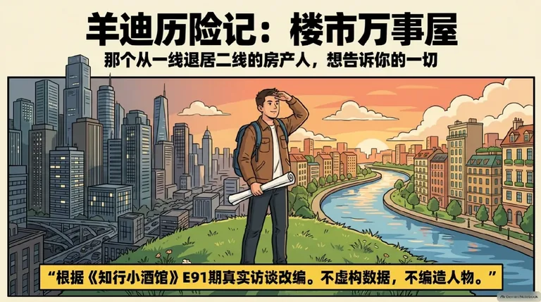 E91 对话羊迪:知无不言!那个从一线到二线的房产人,想告诉你的一切|房产万事屋 2