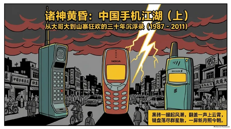 中国手机江湖·上:摩托罗拉、诺基亚和爱立信的诸神黄昏